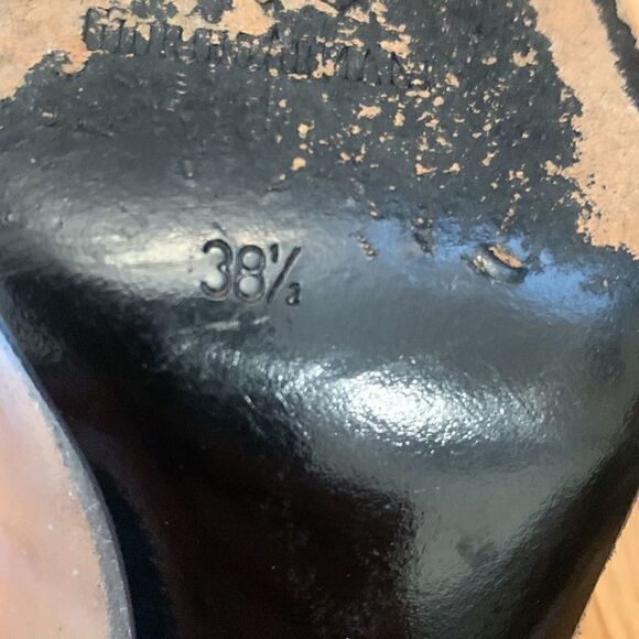 Giorgio Armani EUC vintage beige/clear heels Size 38.5 - Picture 6 of 6